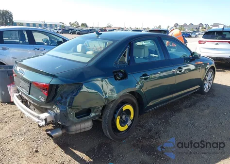 2018 Audi A4 2.0T Tech Ultra Premium/2.0T Ultra Premium from USA, damaged, VIN WAUKMAF49JA094403